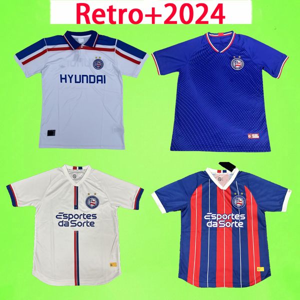 2024 2025 EC Bahia Soccer Jerseys Retro 1998 Patrick Mens 23 24 Daniel Rezende Jacare Edição Comemorativa Camisão de Futebol Camisetas de Futbol Uniforme de Treinamento