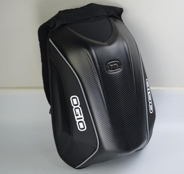 Новое прибытие Ogio Mach 5 Knight Rackpack рюкзак Водонепроницаемый мотокросс Rucksack Computer Bag Многофункциональный углеродный волокно жесткий рюкзак1886491