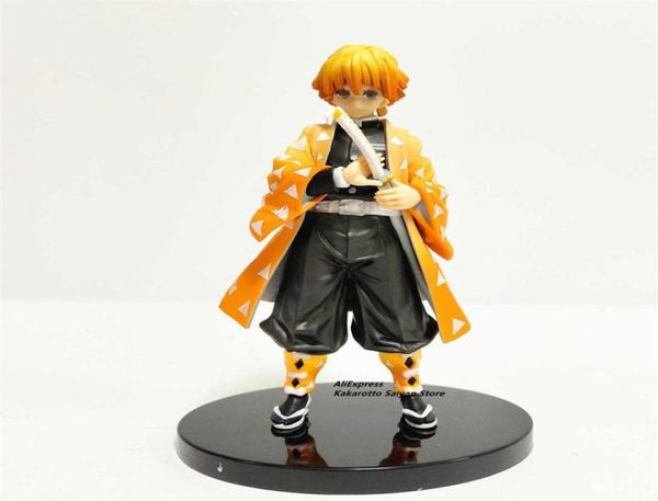 Agatsuma Zenitsu PVC Фигуры действия Thunder Clap и эффект вспышки аниме kimetsu no Yaiba фигурная модель Toys Toys LJ20102727348604440