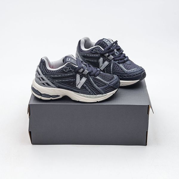 Bambini 1906r Running Boys Girls Scarpe 1906s Sneakers Sea Sale Marblehead bianco rosso Silver Metallic Blue Runner Downtown Children Simme 9c-3y Ajnqwuebb