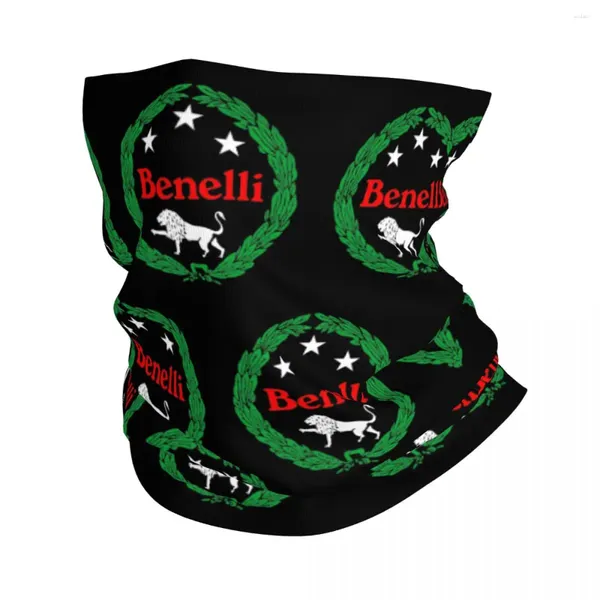 Schals Männer Rennen Benelli Motorcycles Motorcross Bandana Waren Hals Giterin gedruckte Maske Schal Mehrzweckgesicht für Sport