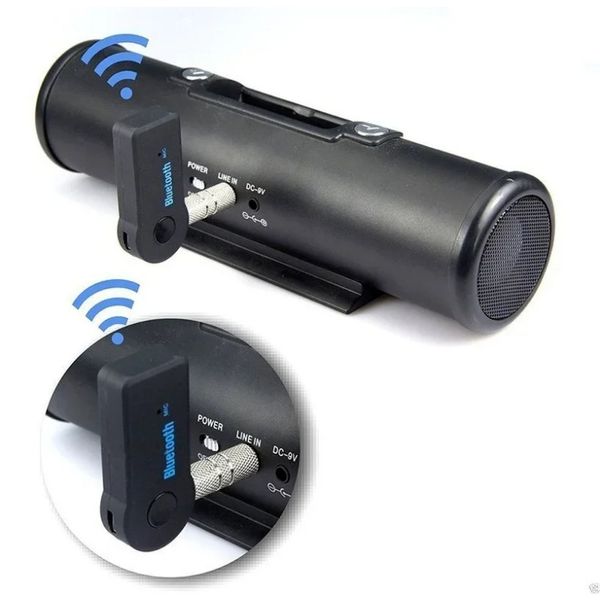 Новый 2024 Обновленный 5.0 Bluetooth Audio Artio -Tepertter Mini Bluetooth Stereo Aux USB для ПК.