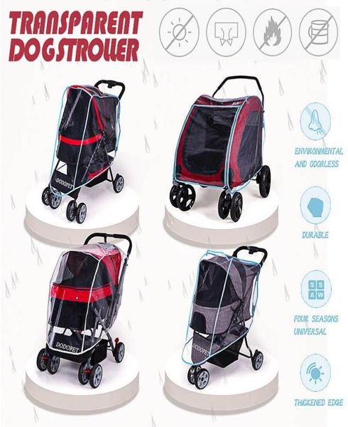 Carrello per pet outdoor Dog CAT CAT CATTOR COPERTURA PIOGA PER TUTTI I TIPI DI BETTI DI CARTS MOBILI MOBILI2351000