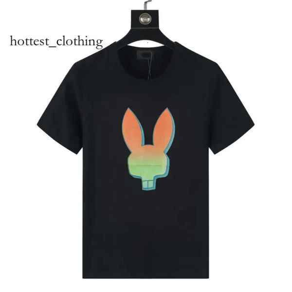 Physcho Bunny Rabbits Summer Casual Shirt Mens Scheletro Scheletro Coniglio Nuovo design Multi Stile Maglietta Fashion Designer Coppia Coppia Short Short Maniche 500