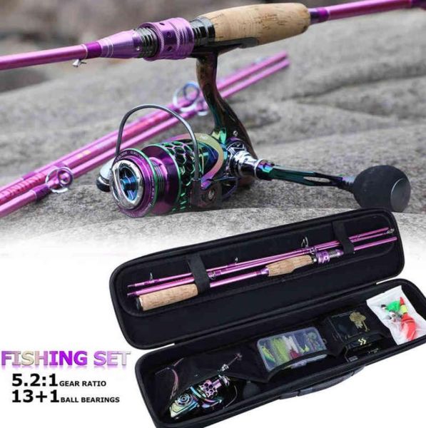 Sougayilang stod combo zel and spinning rishing line rase lune sacks float floy set9970204