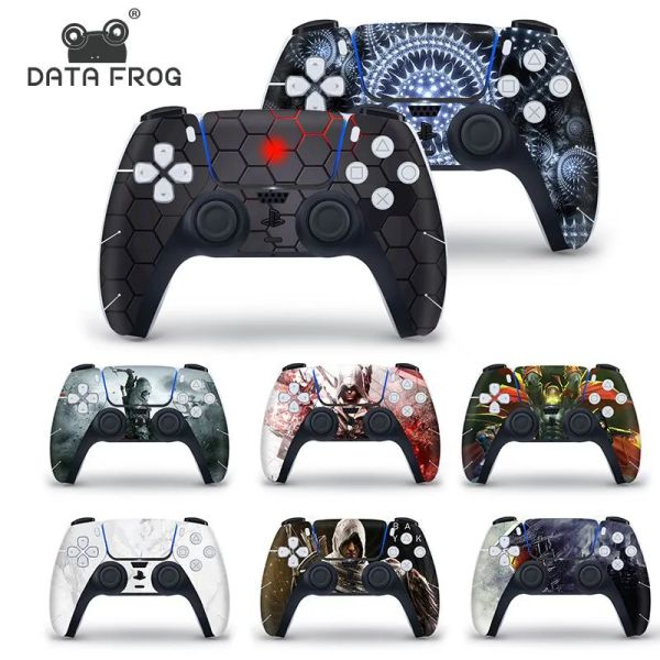 Joysticks dati rana camuflage skin skin skin skin skin skin skin skin per PS5 gamepad joystick cover di decalcomania protettiva per playstation 5 accessori per giochi controller