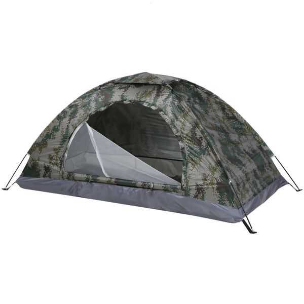 1/2 pessoas Ultralight Camping tenda portátil Tenda portátil Anti-UV UPF 30 Para a tenda de mochila de pesca ao ar livre 240408