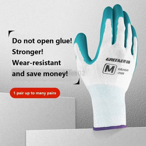 Handschuhe Skihandschuhe Baustelle Arbeit Handschuhe verdickte Nitril Arbeitsversicherung Handschuhe wasserdichte Nicht -Slip -Verschleiß -Arbeitsarbeit GL GL