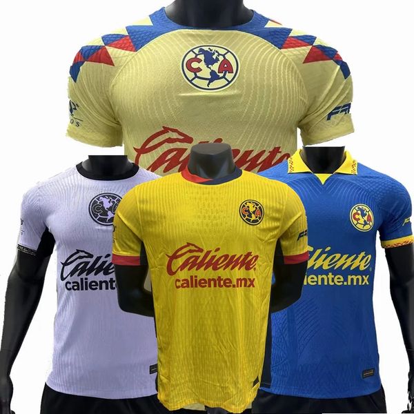 Liga MX Club Amerika Futbol Formaları Oyuncu Sürüm 2023 2024 2025 Fidalgo Henry F.Vinas K.Alvarez M. Layun J.QUINONES A.ZENDEJRS 22 23 24 25 Futbol Sıkı Gömlek