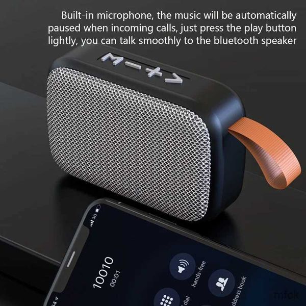 Alto -falantes portáteis Clothware CAIXA DE SOM SOM Bluetooth Portable Bluetooth Speaker mini subwoofer Box de áudio estéreo suporte TF CART