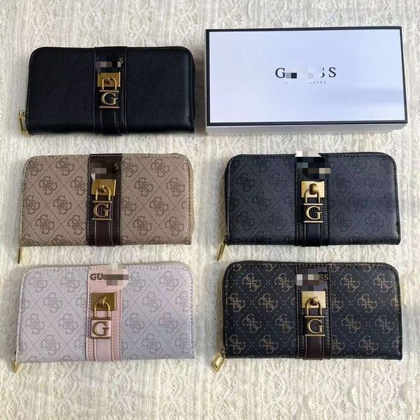 Дизайнер сумочки 50% скидка горячего бренда женский кошелек Gus Новый принт, висящий длинный кошелек, средний и портативный пакет
