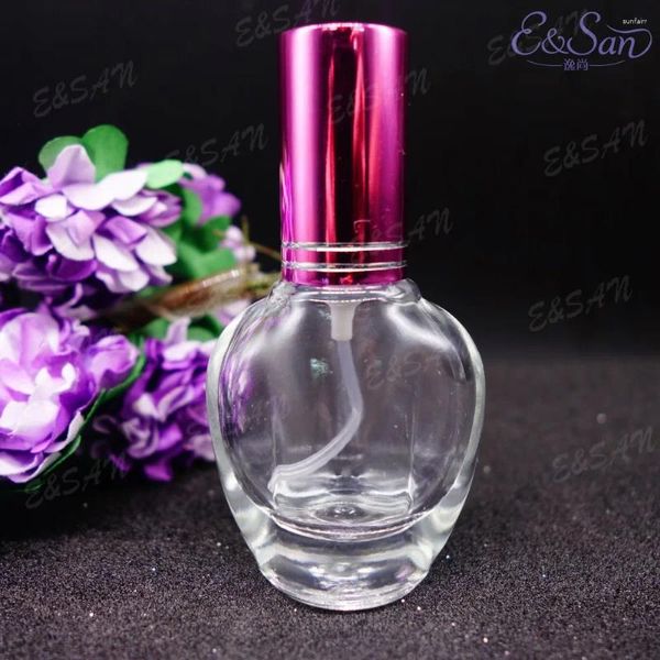 Garrafas de armazenamento FX655-12ML Transparente Pumpkin Bottle Glass Cosmetics Perfume Spray vazio 100pcs/lote