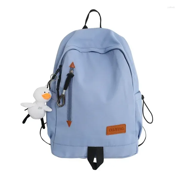 Backpack japonês de grande capacidade estudantil bolsa escolar de lona laptop saco de esportes masculinos estudantes ao ar livre de grande capacidade