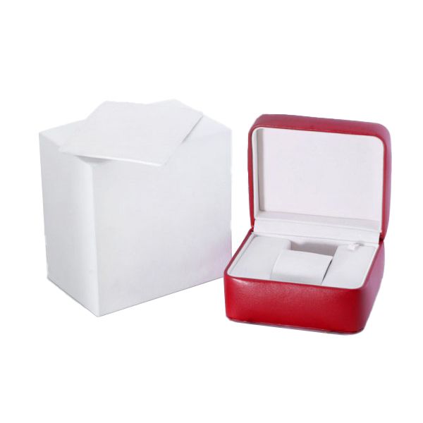 Present Box Women Watch Box Watch Luxury Box Love Heart Flower Case per uomini Donne Case di carta Fulta Set di carta regalo Presente Regalo Presente con documenti originali