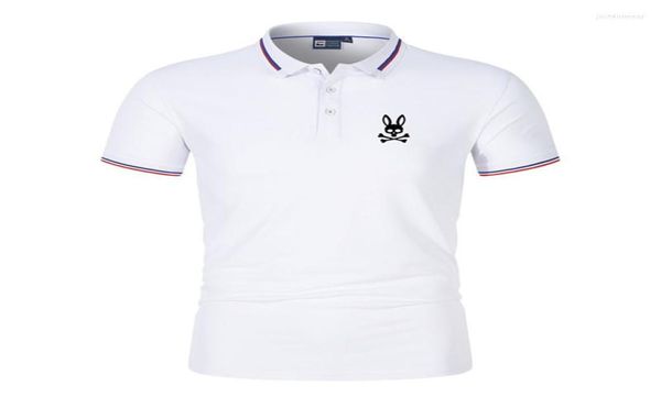 Micro Standard Ghost Rabbit Print Polo Shirt Herren Sommer Baumwoll T -Shirt Revers Short Sleeve Fashion3408675