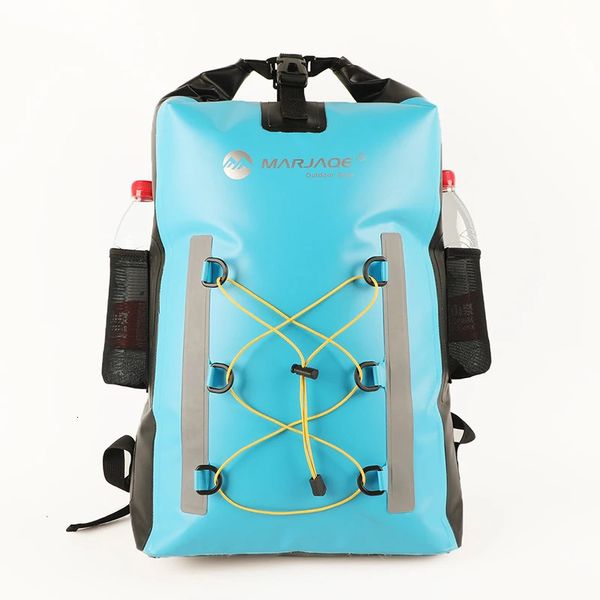 Wasserdichtes Schwimmbag 30l Fischereibooting Kajakfahren Aufbewahrung Drifting Rafting -Taschen Trockener Sack Leichter Strand -Rucksack XA389Q 240415