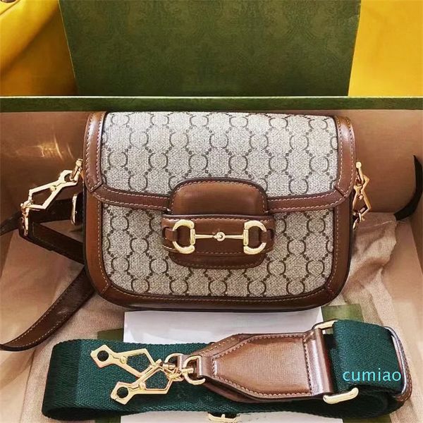 Bolsa de sela de designer Mulheres Moda Bolsas de ombro clássicas Luxos cruzados Too de corpo