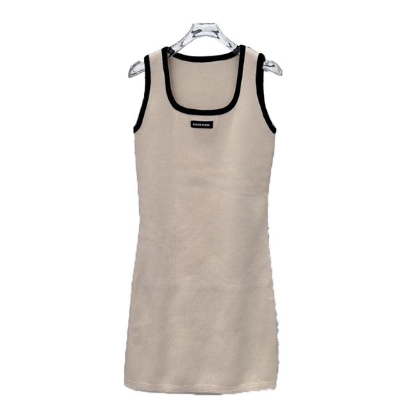 Abito a maglia casual Donne U NUCK Sleevelestra Abiti in maglieria in maglia da donna Elegante gonna a maglia traspirante