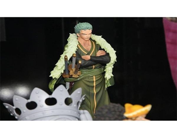 Anime One -Piece -Set vertikaler Preis Abbildung 15. Jubiläum Roronoa Zoro Garage Kit Model Doll Spielzeug cool