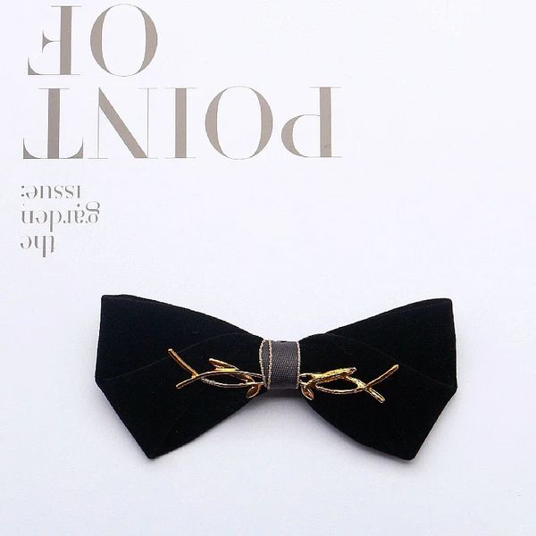 High End Mens Bow Tie Mans Düğün Damat Adam Takım Gömlek Kardeş Grubu Siyah İngiliz Po Alıyor 240403