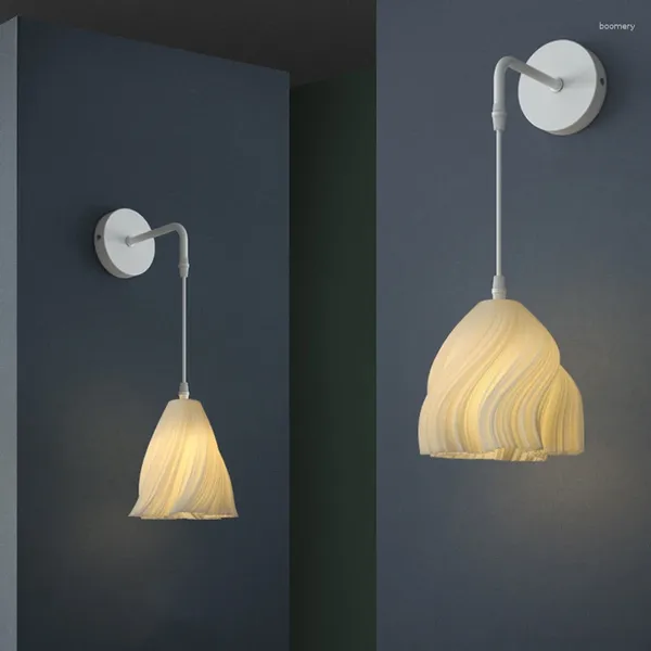 Wandlampe moderne LED -Blumenlichter Schlafzimmer Nachtleuchte Nordische Wohnzimmerdekoration Hängende Lampen nach Hause