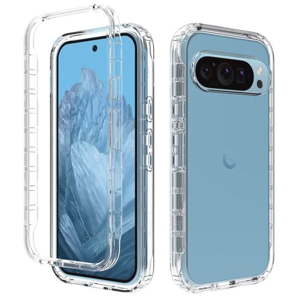 Casi trasparenti chiare per Google Pixel 9 8A Redmi 13C Nota 13 Pro 5G Cover Cover Telefono Fundas