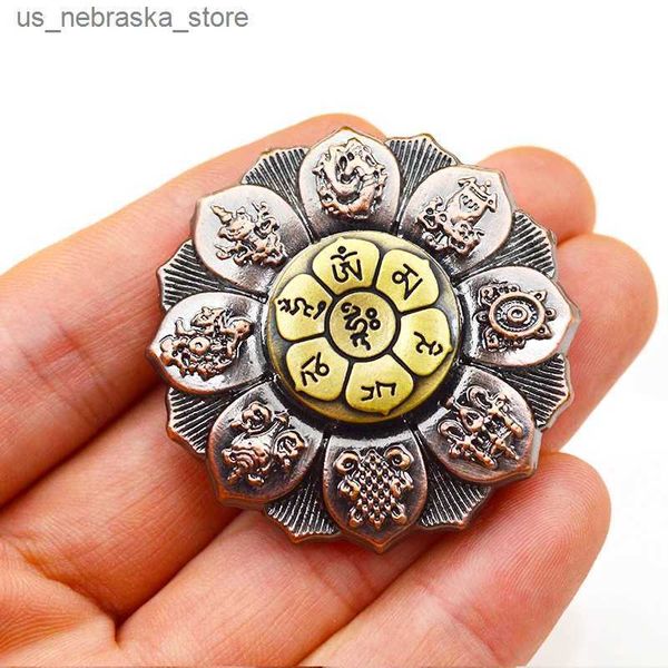 GIOCHI NOVITÀ ZEN BUDDHA FIDGET Spinner per adulti EDC EDC Toy Wheel Wheel Patch di dito portatile per alleviare l'ansia e lo stress Q240418