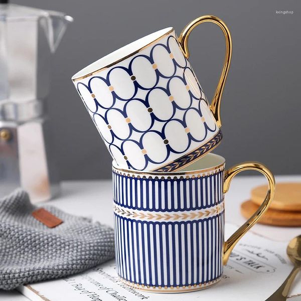 Tassen Kaffeetasse Porzelbecher mit Löffel Bone China Getränkware Hochzeit Geburtstagszeit Keramik Kaffee