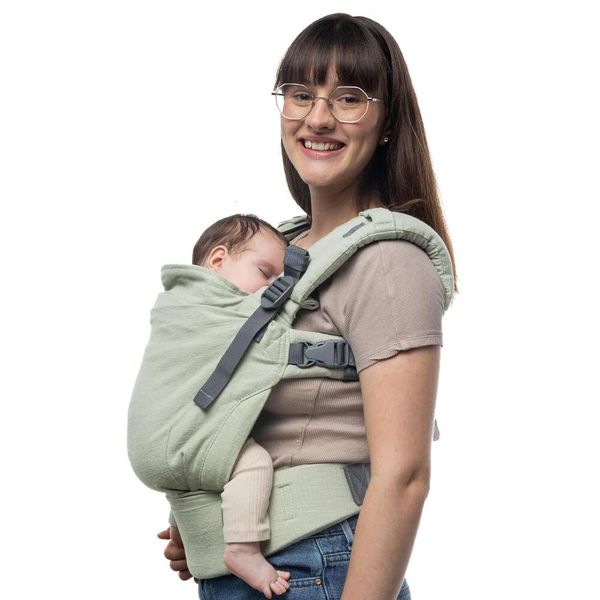 Verstellbarer Babyträger für Neugeborene zu Kleinkind - Front- und Rucksackbaby, 7 bis 45 lbs - bequemer und sicherer Säuglingsträger mit verstellbaren Trägern und Polsterung