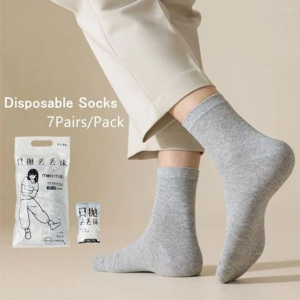 Kadınlar SOCKS İç Tüp Düz Renk Tek Kullanımlık Taşınabilir Seyahat Düşük kesilmiş çorap Nefes Alabilir Kısa Mürettebat ayak bileği