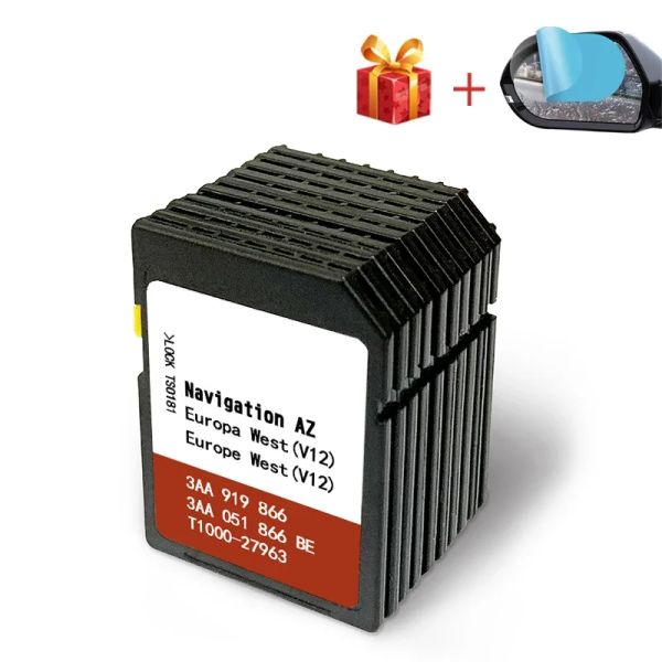 Карта обновления карт навигации карта для Volkswagen RNS 315 AZ V12 Western Europe GPS GPS SD Card VW 3AA051866BE SAT NAV