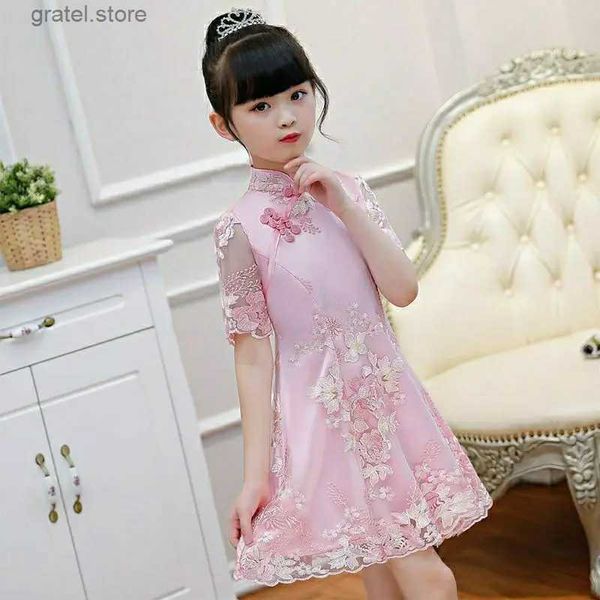 Mädchenkleider 2024 Kinder Mädchen Blumenkleid Kinder Mädchen Voile Geburtstagsfeier Baby Fantastische Prinzessin Modegarn Kleid 3 5 6 8 10 12 Jahre