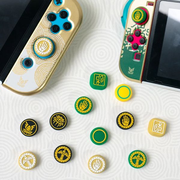 Camundongos de silicone macio NS Cap para a legenda de Zelda Switch Controller NS/OLED/LITE CAPA ROONS CAP Capinho de proteção