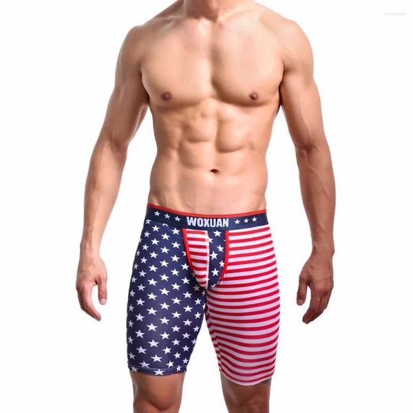 Underpants Flagge sexy gestreifte Unterwäsche Herren -Boxer -Kurzerbeutel Beutel