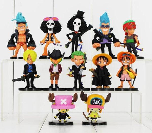 2 stili Anime One Piece Pvc Action Figure Collection Model Toys for Kids Retail2683498