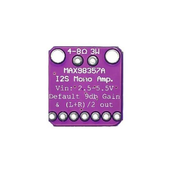 2024 MAX98357 I2S 3W CLASS DA RUMILIDADE DO MODULO DE DECODER DAC DAC Placa de áudio sem filtro para Raspberry Pi Esp32 para Raspberry Pi