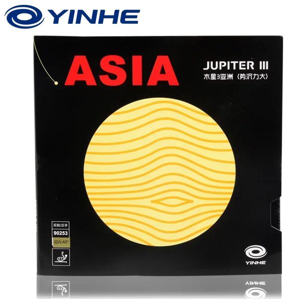 Yinhe Jupiter 3 Asia Tavolo da tennis in gomma in gomma ad alta densità ad alta densità ping ping in gomma buona per un rapido attacco con loop drive 240419