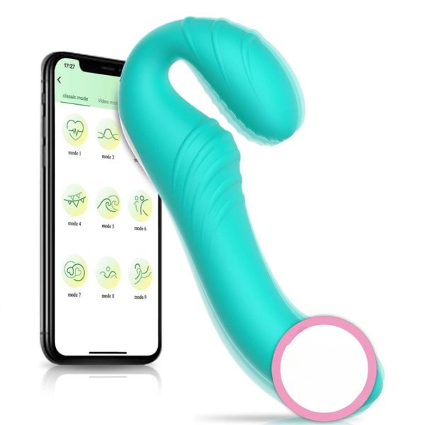 Doppelende Vibratoren Sexspielzeug Flexible erwachsene Spielzeuge mit 9 Vibrationsmodi Dildos Ultra Soft G Spot Vibrator Klitoraliastreizstimulator für Paare Frauen Vergnügen