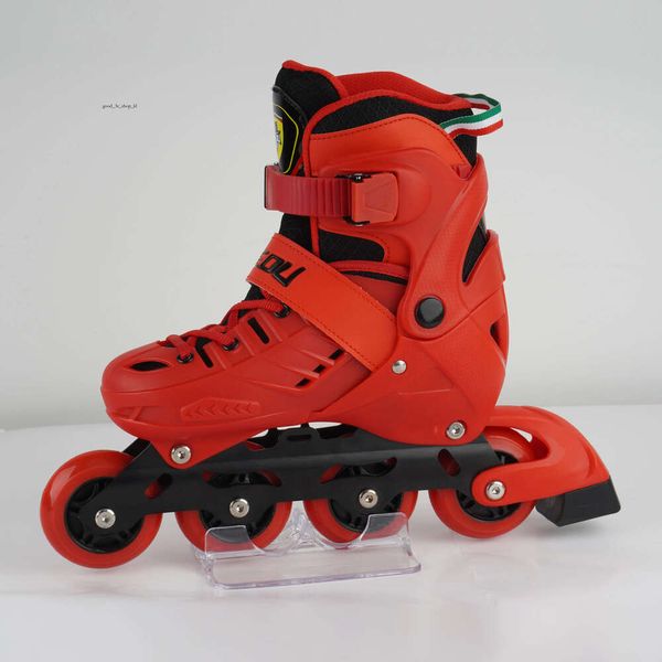 Hochwertiger Eis Skating-Action Sport Skates Skates Premium Lycra atmungsaktives Mesh Kinderdesigner Eis Skate Racing Speed Skates Schuhe Inline Skate 697