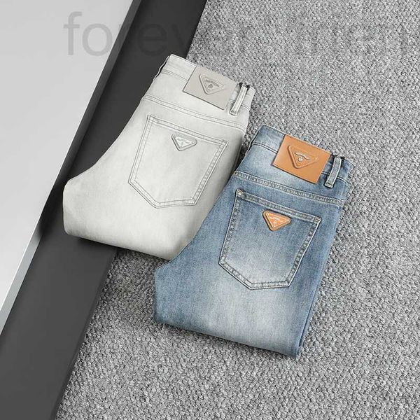 Designer de jeans masculino 9622 P175 Slim Fit Control Thin 250230 Cinza claro GUA7