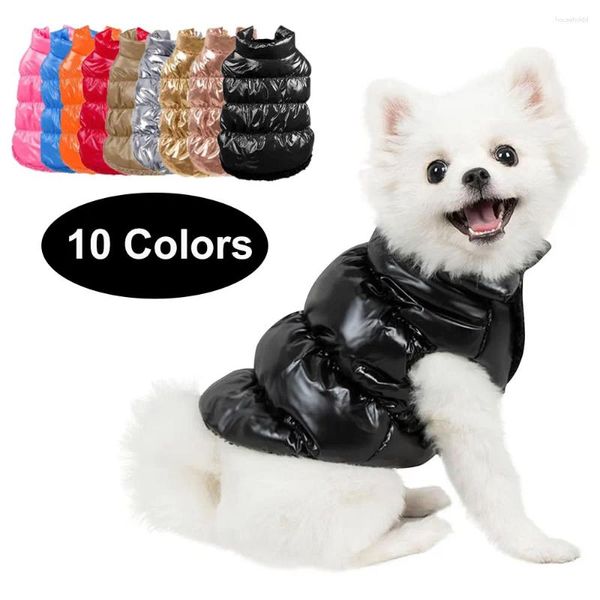 Hundekleidung 10 Farben Kleidung Winterweste verdicken Welpe Down Jacke wasserdichte Baumwolle für kleine große Accessoires