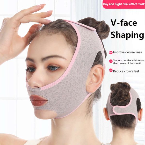 Viso sollevatore v shaper maschera sminomining bandage guancia cintura su cintura anti -rughe di bellezza del collo di bellezza strumenti di cura sottile