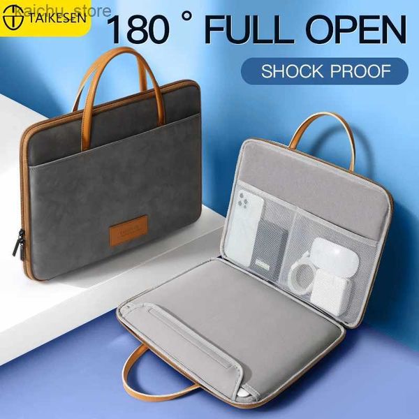 Outros acessórios de computador Laptop Bag Sleeve Case 13.3 15.6 14 16 polegadas Notebook para MacBook Air Pro M1 M2 Lenovo HP Dell Huawei Brinca de bolsa Y240418