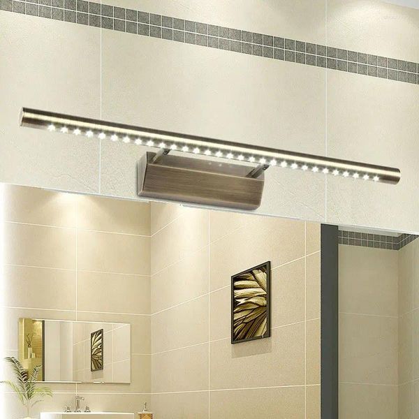 Lampada a parete Retro Creative Bronze Modellazione per Study Room Foyer Modside Bathside Mirror Mirror Light Individualità