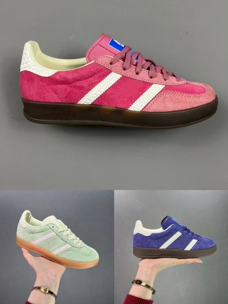 2024 Originale Gazel Strawberry Green Footwear White Navy Blue Running Shoes Frau Männer Sport niedriger Sneaker EUR 36-45