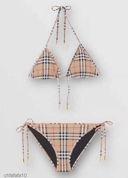 Designer Bathing Bathing Surpe Swimsuit Stripe Fili Testa Testa Modello Set di vestiti comodi Bikini Bikini B784