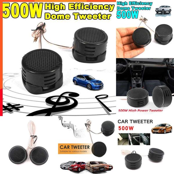 2024 UNIVERSAL EFFICAÇÃO MINI DOME TWERTER LOUDSPEAKER 2X500W LOUTO SOPEDER SUPER POWER AUDIO SOM PARA ACESSORIA DE CAR