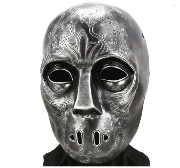 Radsportkappen Malfoy Harzmasken Death Eater Mask Cosplay Party Maskerade Halloween Carnival Requisiten Heimatdekoration Sammlerstücke