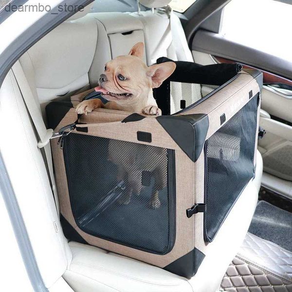 Portatore portatile per cani trasporto in auto da carrier gollo in cassa esterna al coperto per animali domestici sedile doga accessori per gatto letto l49