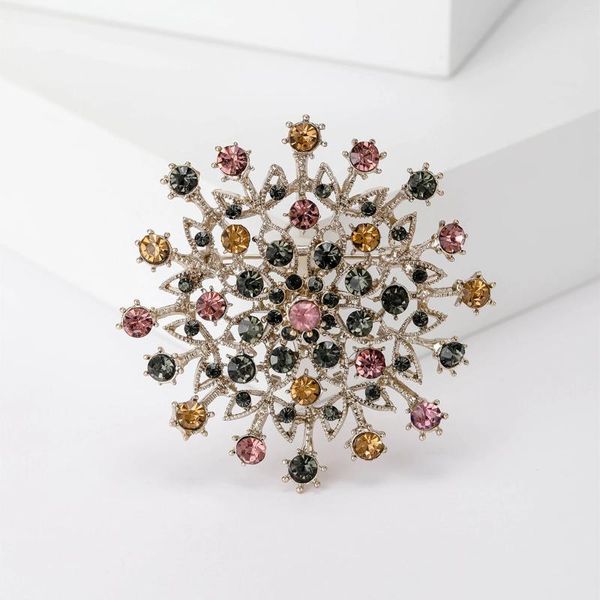 Brooches Beautberry Mustry Vintage Sunstone Sunflower для женщин Unisex Botanical Flower Pins Случайные аксессуары для вечеринок подарки